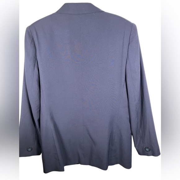 Appleseeds Single Button Blazer Blue Womens size 6 - Picture 8 of 10